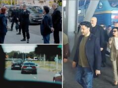 Shikoni pamjet/ Publikohen momentet kur Rama mbërrin në Kiev me Abazoviç dhe ministren Spiropali