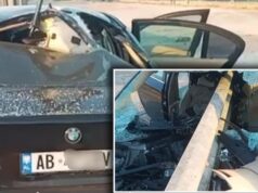FOTO/ Aksident i frikshëm, trafikndarësja përshkon tej për tej mjetin. Plagoset rëndë drejtuesi