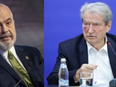 Sali Berisha u godit me grusht në protestë, reagon Edi Rama: Dënoj dhunën, autori të përballet me ligjin